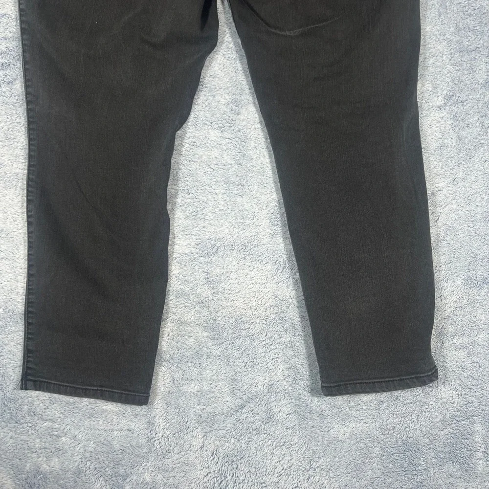 Torrid‎ Denim Black Faded Jeggings Women's Size 16 Triple Button Stretch Jeans